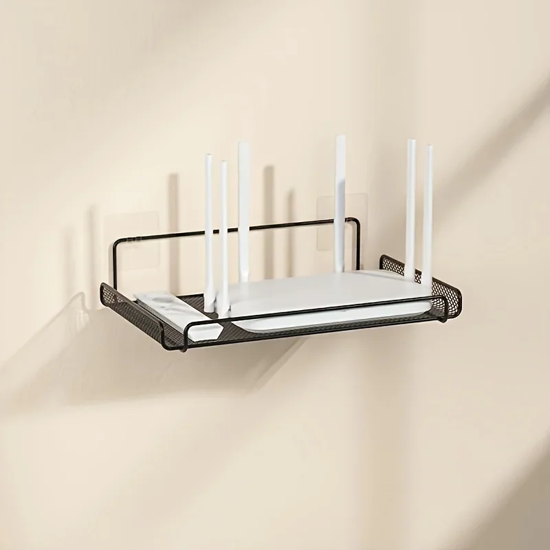 ステンレス製ルーターシェルフ 穴あけ不要 WiFi 壁掛けル - Kitchen Gadgets Website のレビューと価格