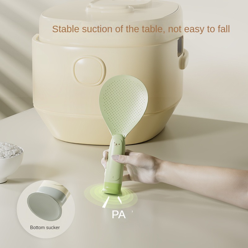 新しい吸盤付きしゃもじは、立ちにくくず、米にくっつかず、炊飯 - Kitchen Gadgets On Sale のレビューと価格