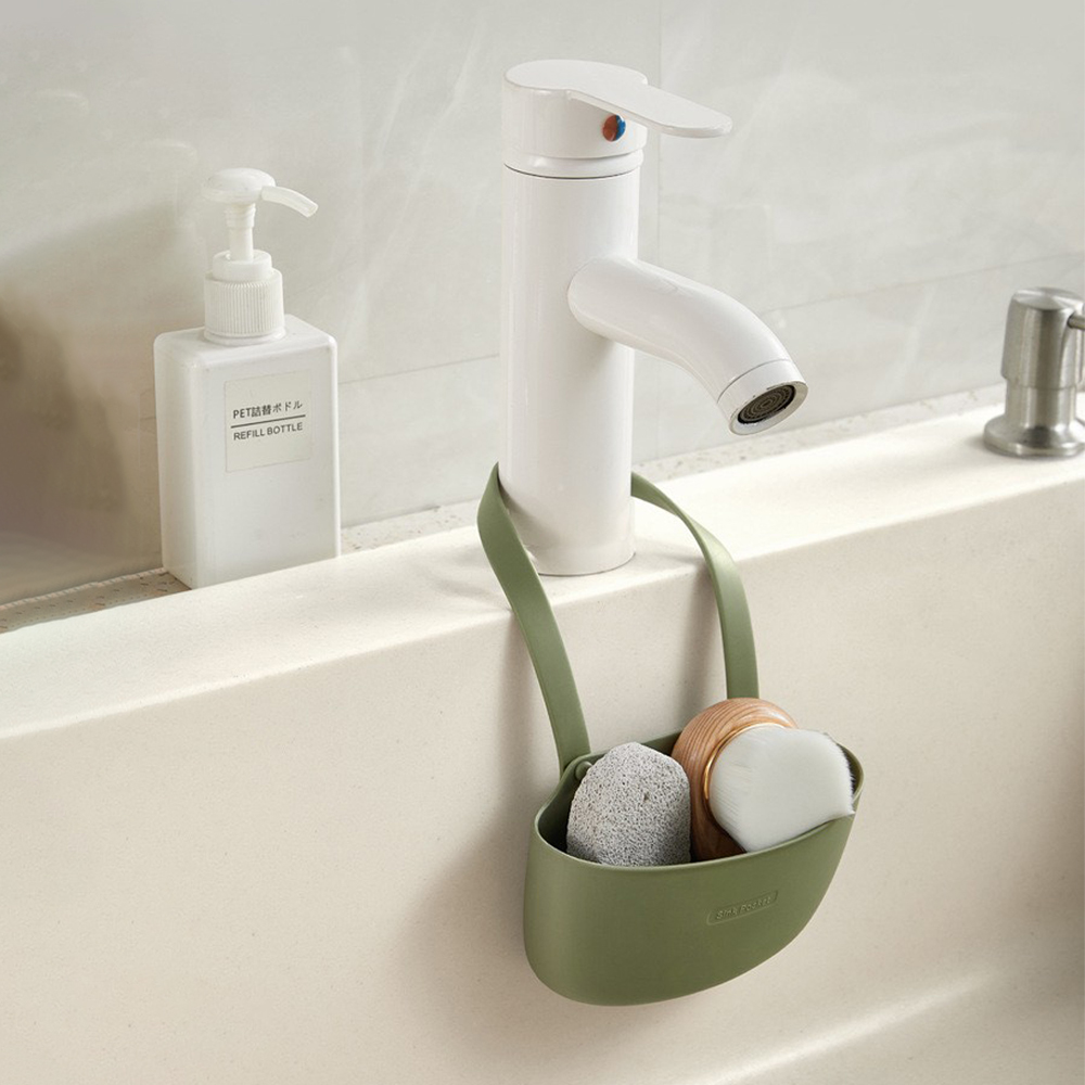 吊り下げ式石鹸スポンジホルダー、二重排水バスケット、シンク収 - Kitchen Gadgets Storage Ideas のレビューと価格