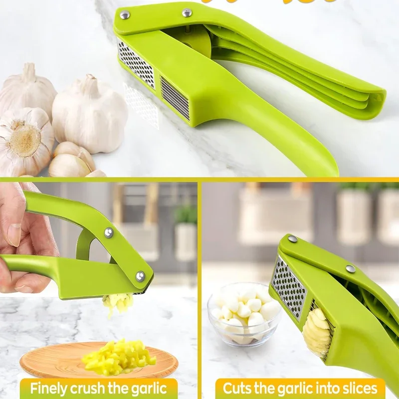 2 in 1 ガーリックライサーとスライサープレスガーリック - Kitchen Gadgets Gifts のレビューと価格