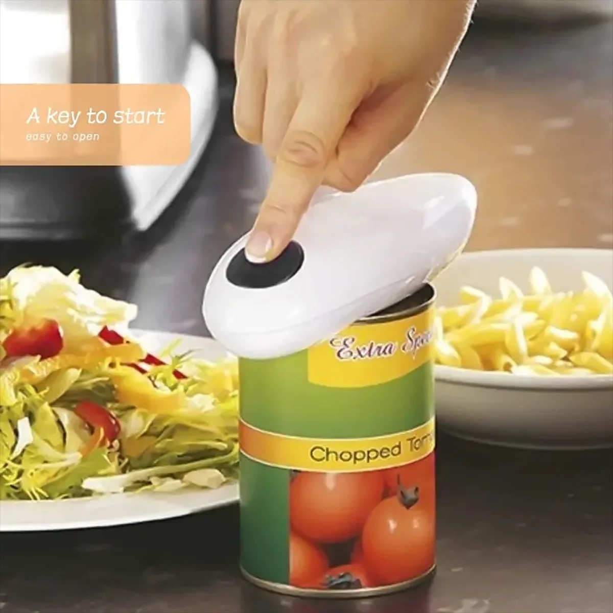 自動電動缶切り、ビールボトルオープナー、ハンドヘルド安全電池 - Electric Can Opener のレビューと価格